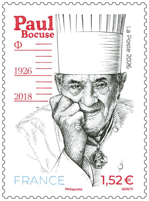 切手 - ポール・ボキューズ 1926-2018 | La Poste