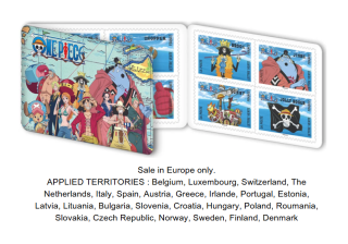 Carnet de 12 timbres - One Piece - Lettre verte