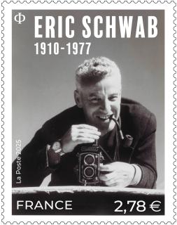 Timbre - Eric Schwab (1910-1977) - Lettre verte