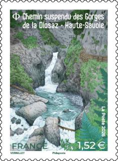 Stamp - Hanging Path - Diosaz Gorge
